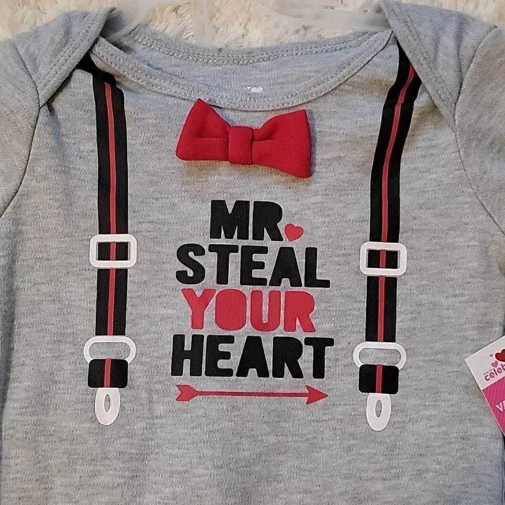VALENTINE'S DAY 2-PIECE BODYSUIT SET 